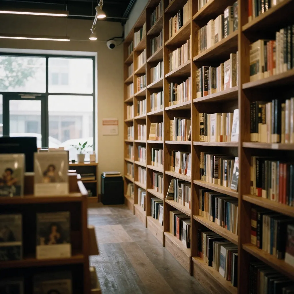 Bookstore interior