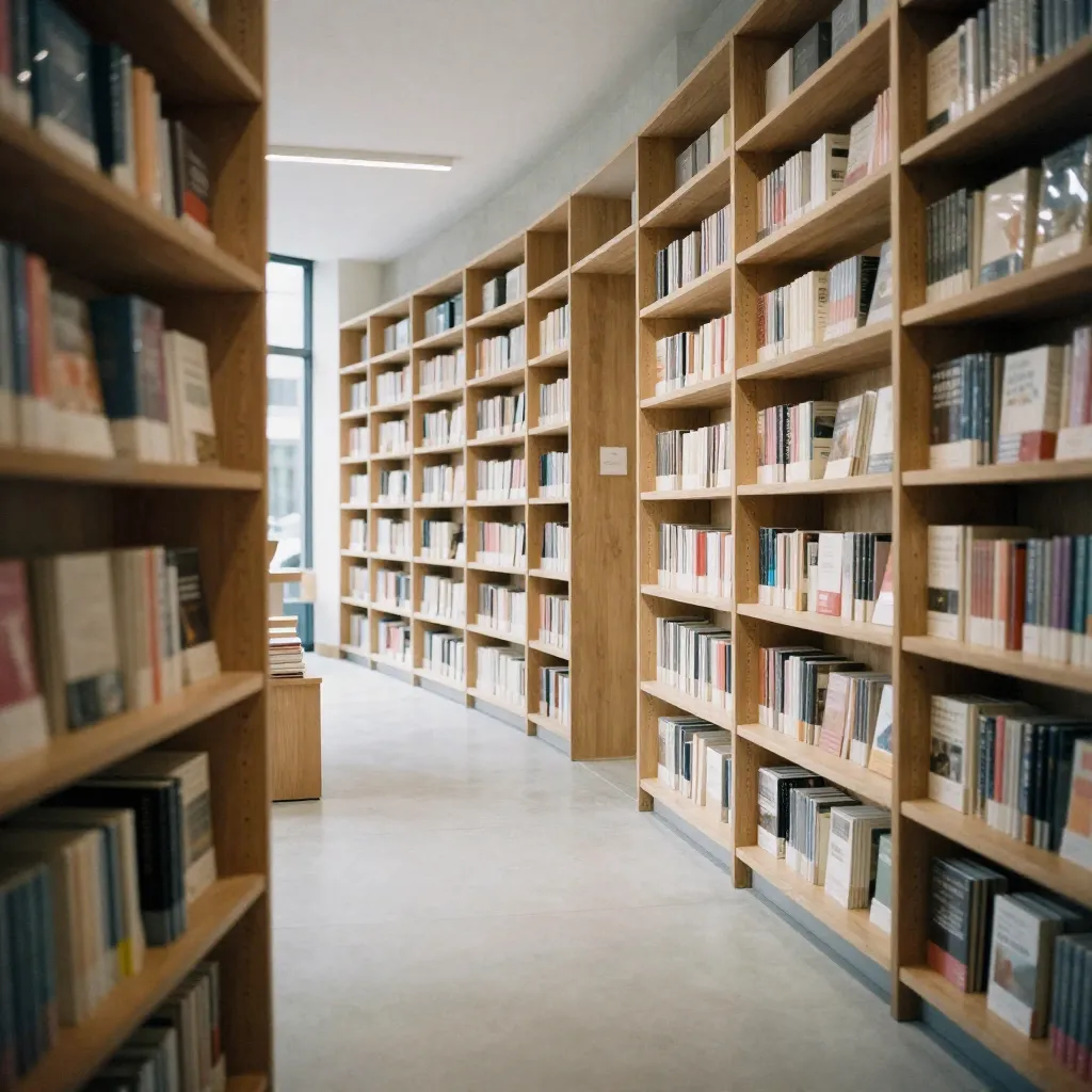 Bookstore catalog section